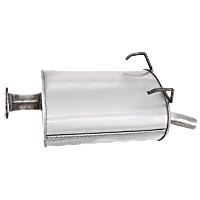 Rear Muffler, Stainless, 4 Cyl 2.0L