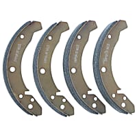 131-609-537 C Rear Brake Shoe Set