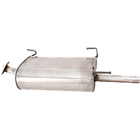 Rear Muffler, Aluminized, 4 Cyl 1.8L