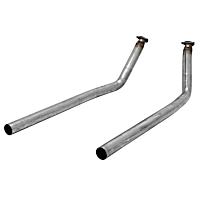 81072 Down Pipe - 409 Stainless Steel, Direct Fit, Sold Individually
