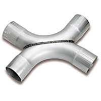 53620FLT Universal, X-Pipe Aluminized Steel Exhaust Pipe X-Terminator Series