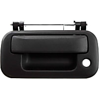 Tailgate Handle, Textured Black, For Models Without Rear View Camera