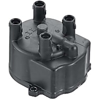 2.7630/35 Distributor Cap - Black, Direct Fit, Sold individually