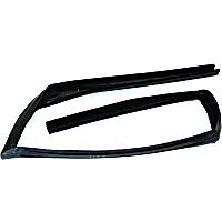 G1010 Weatherstrip Seal - Front, Passenger Side, Glass Weatherstripping, Direct Fit, Sold individually