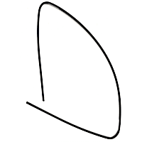 N4001 Windshield Molding