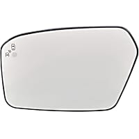 Driver Side Mirror Glass, Heated, With Blind Spot Detection in Glass