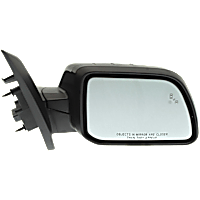 Passenger Side Mirror, Power, Heated, Manual Folding, Paintable, In-housing Signal Light, With Memory, With Puddle Light, No Auto-Dimming, With Blind Spot Detection in Glass