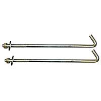 0847-240 Battery Tray - Steel, Direct Fit, Set of 2