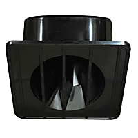 0849-179 Air Vent - Black, Steel, Direct Fit