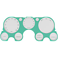 0849-185 Instrument Cluster Panel Accent - Green, Direct Fit