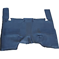 0849-237 Black Floor Mats, Front Row