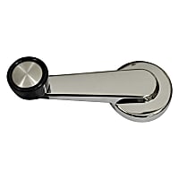0851-209 Window Crank - Chrome and Black, Direct Fit, Sold individually
