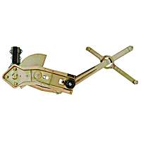 0851-985 Front, Driver Side OE Replacement Series Power Window Regulator, With Motor