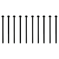 ES 71328 OE Replacement Series Cylinder Head Bolt, Set of 10