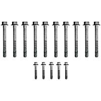 ES 72390 OE Replacement Series Cylinder Head Bolt, Set of 15