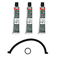 OS 30837 R Oil Pan Gasket - Rubber, Direct Fit, Sold Individually