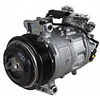 168324 A/C Compressor, With Clutch, 6-Groove Pulley, 4-Seasons A/C Compressor