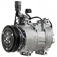 198335 A/C Compressor, With Clutch, 4-Groove Pulley, 4-Seasons OE Replacement