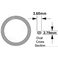 24621 4-Seasons OE Replacement A/C O-Ring - Direct Fit, Sold individually