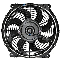 36895 Auxiliary Fan - 10-inch Diameter - Reversible Air Flow - Add-on / Performance type, MINOR MODIFICATIONS REQUIRED