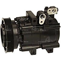 57197 A/C Compressor, With Clutch, 6-Groove Pulley, 4-Seasons OE Replacement