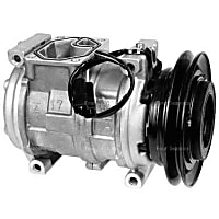 57344 A/C Compressor, With Clutch, 1-Groove Pulley, 4-Seasons OE Replacement