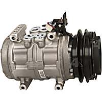 58338 A/C Compressor, With Clutch, 1-Groove Pulley, 4-Seasons A/C Compressor