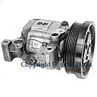67452 A/C Compressor, With Clutch, 6-Groove Pulley, 4-Seasons OE Replacement
