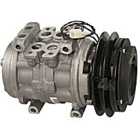 68303 A/C Compressor, With Clutch, 1-Groove Pulley, 4-Seasons A/C Compressor