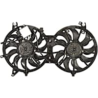 76162 OE Replacement Radiator Fan, Dual fan, 4-Seasons Cooling Fan Assembly