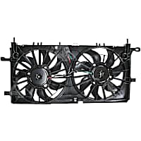 76298 OE Replacement Radiator Fan, Dual fan, 4-Seasons Cooling Fan Assembly