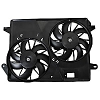 76387 OE Replacement Radiator Fan, Dual fan