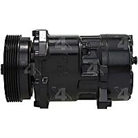 77554 A/C Compressor, With Clutch, 6-Groove Pulley, 4-Seasons OE Replacement