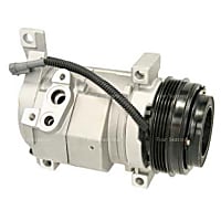 78377 A/C Compressor, With Clutch, 4-Groove Pulley, 4-Seasons OE Replacement