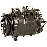 97388 A/C Compressor, With Clutch, 6-Groove Pulley, 4-Seasons OE Replacement