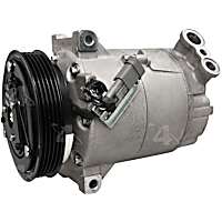 98556 A/C Compressor, With Clutch, 5-Groove Pulley, 4-Seasons A/C Compressor