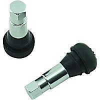 1955MRG Valve Stems - Chrome, Rubber, Universal