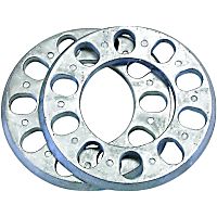 2371 Wheel Spacer - Aluminum, Universal, Set of 2, 5/16 Inch Thick, 5 lug 4 1/2 Inch Bolt Circle
