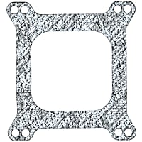 54 Carb Base Gasket - 4-Barrel,Square Flange,Open Center, Fits Holley Carter AFB and AVS, Demon Race, Speed and Edelbrock Performer Square Flange Carburetors