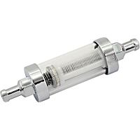 9747 Clearview Inline Fuel Filter - 5/16 Inch, Carbureted Applications Up to 10 PSI