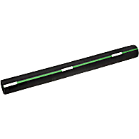 24248 Heater Hose - Black, Rubber, Direct Fit, Sold individually
