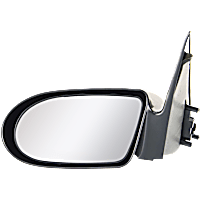 Driver Side Mirror, Manual Adjust, Non-Folding, Non-Heated, Paintable, Without Signal Light, Without memory, Without Puddle Light, Without Auto-Dimming, Without Blind Spot Feature