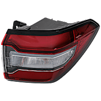Passenger Side, Outer LED Tail Light, With bulb(s), Inner - Clear Lens, Outer - Red Lens
