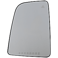 Upper Mirror Glass, Driver Side, Heated, w/o Blind Spot Detection