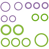 1321398 GPD OE Replacement A/C O-Ring and Gasket Seal Kit - Direct Fit, Kit