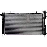 2795C Radiator - Sold individually, 1-Row, Aluminum Core, Without Transmission Cooler and Engine Oil Cooler