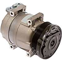 6512407 A/C Compressor, With Clutch, 6-Groove Pulley, 1.6L, 4Cyl, 65 Series