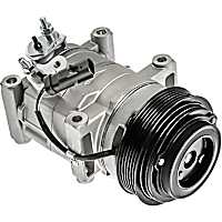 6512419 A/C Compressor, With Clutch, 6-Groove Pulley, 65 Series