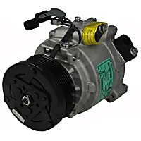 6512965 A/C Compressor Sold individually With Clutch, 6-Groove Pulley