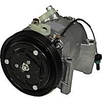 6513000 A/C Compressor, With Clutch, 4-Groove Pulley, 1.0L, 3Cyl, 65 Series